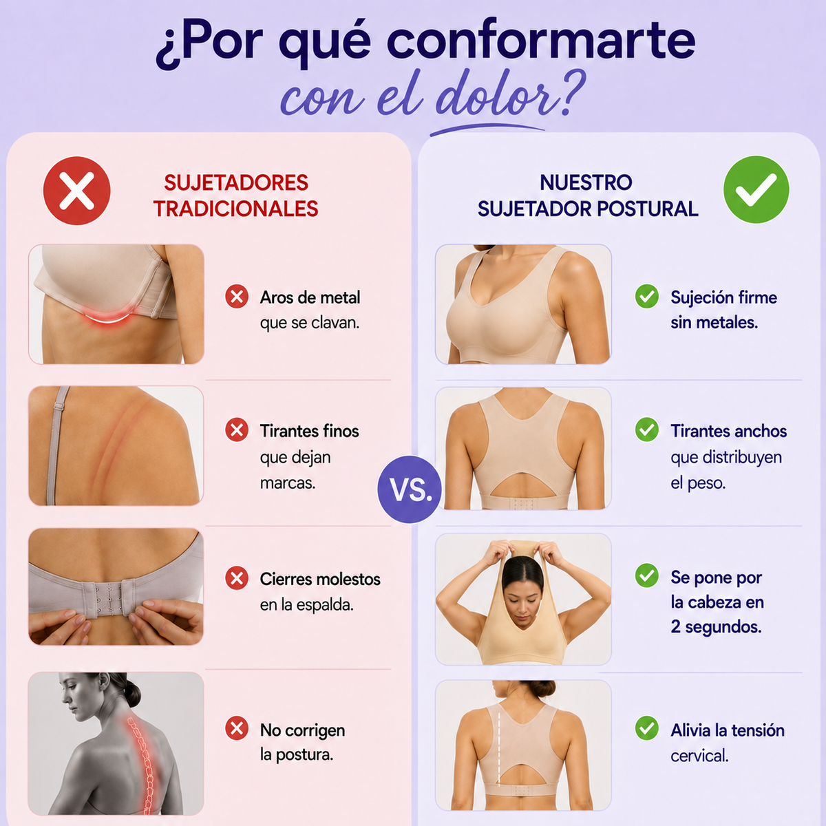 Lumea Brasier Corrector de postura